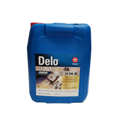 TEXACO Delo 400 XSP-FA SAE 5W-30 / 20 Liter Kanister / Volvo VDS-5 MB 228.61 LKW
