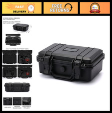 Portable Waterproof Tool Box with Shockproof Foam Insert, IP67 Hard Case 11.6"x8