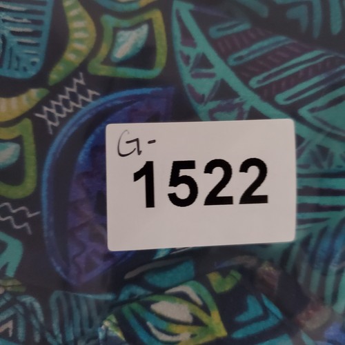 Maggie Barnes Catherines Top Women 3X Blue Geo Print Button Up Short Sleeve - Bild 8 von 8