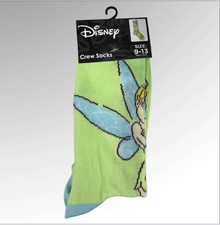Disney Tinkerbell Light Green and Blue Socks