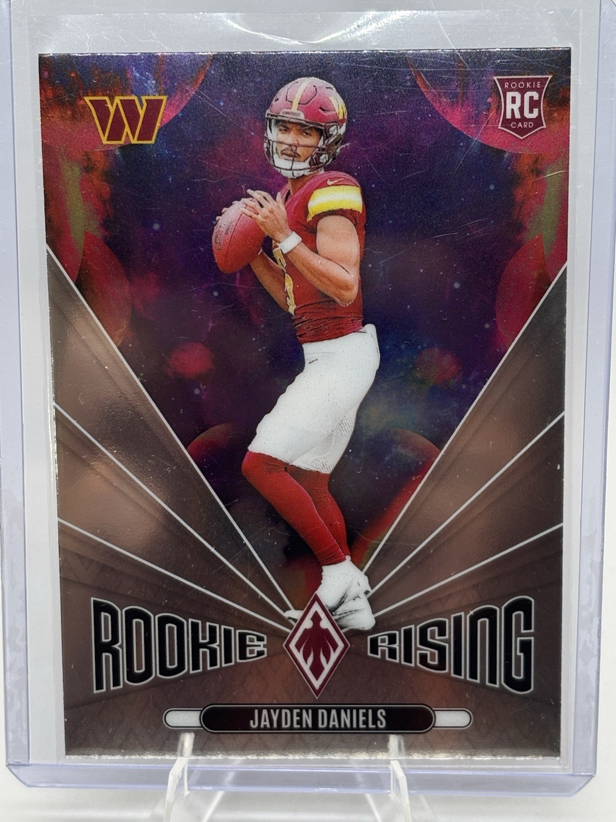 2024 Panini Phoenix #RR-JDS Jayden Daniels Rookie Rising Hyper