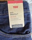 Levi's Bootcut Men's Jeans Dark Blue Denim Slim Fit 100% Cotton 5-Pocket Design — photo 1
