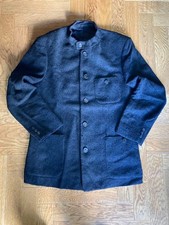 ISSEY MIYAKE MEN Casual Black Jacket Button Pocket Glossy Lining EL AGA