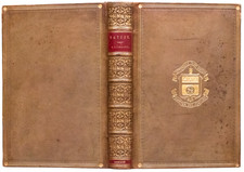 1880 Nature or The Poetry of Earth and Sea Fine Leather Binding Illustrated
