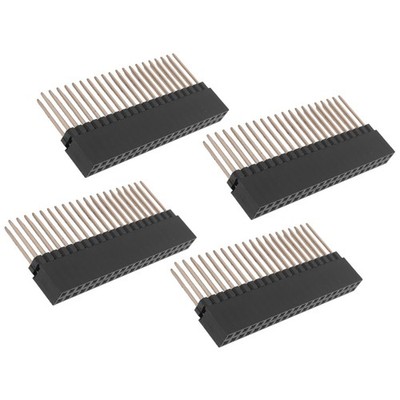 2X(2 X 20 (40 Pin) Stapel Kopf für  A+/ B+/ Pi 2/ Pi 3 Extra Hoher Kopf (Pa2027