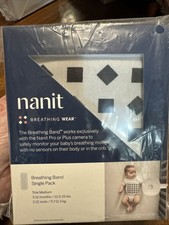 Brand New Nanit Breathing Band Size Medium 3-12 Months Single Light Gray