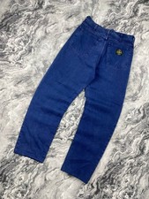 Vintage Stone Island Denim Baggy Jeans 90s Archive Men Size 46 Blue