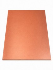 COPPER SHEET PLATE NEW 1/64 10"X9" 0.53mm Thick 110 ALLOY Pure 999 Blanks