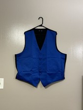Neil Allyn Mens Blue Dress Vest Size XL C135