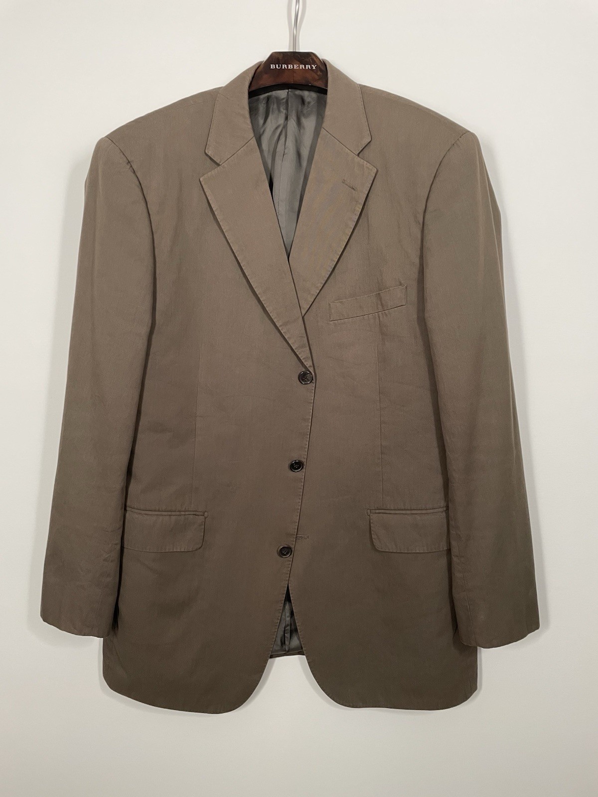 Giacca Blazer Casual GIEVES & HAWKES Of Savile Fila 100% Cotone Marrone 44L