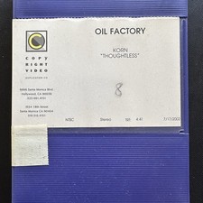 DIGITAL BETACAM KORN “THOUGHTLESS “ Hip Hop Y2K MTV (no VHS) Music Video