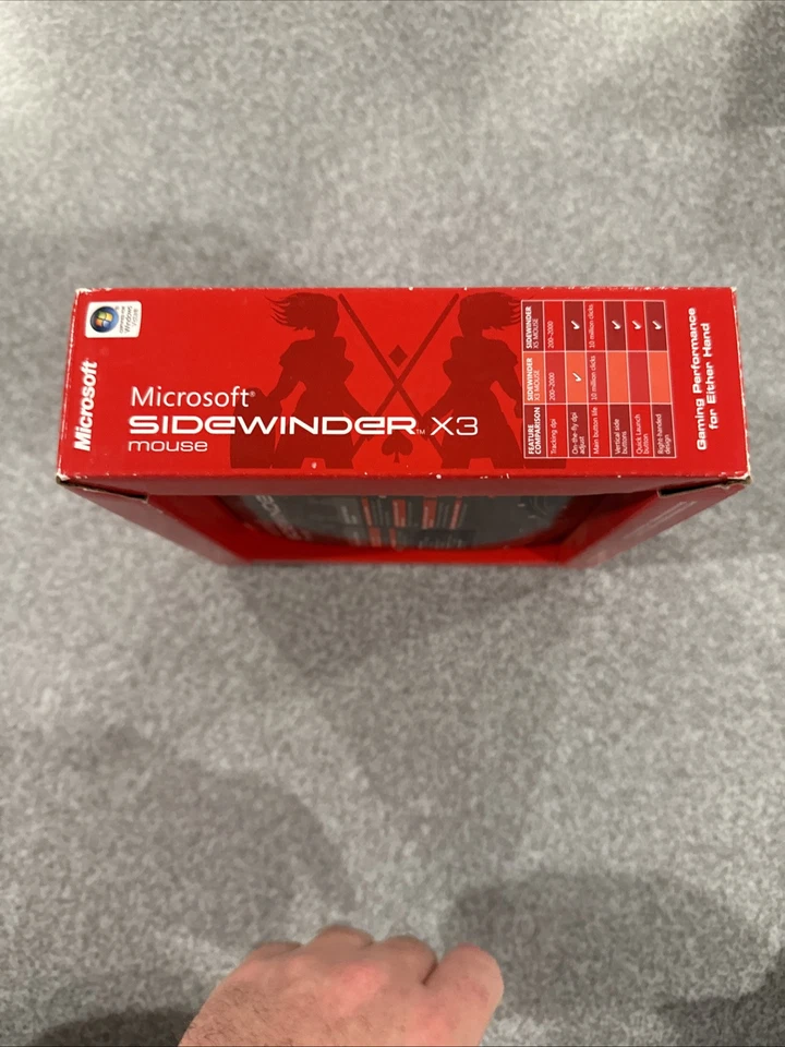 Microsoft Sidewinder X3 Gaming Mouse 2000 Dpi Laser - Image 4 of 4