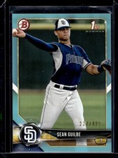 2018 Bowman Draft #BD-144 Sean Guilbe Sky Blue #/499