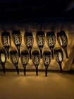 12 Solar Flame Lights, Warm White, Brand new, see description