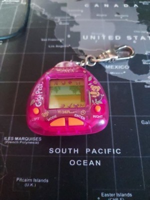 Vintage 1997 Giga Pets Komputer Koala Tiger Electronics Pink Virtual Pet Toy
