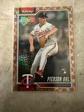 2026 Topps Series One Pierson Ohl Orange Foil #'d /25 Rookie Card SSP S.T.