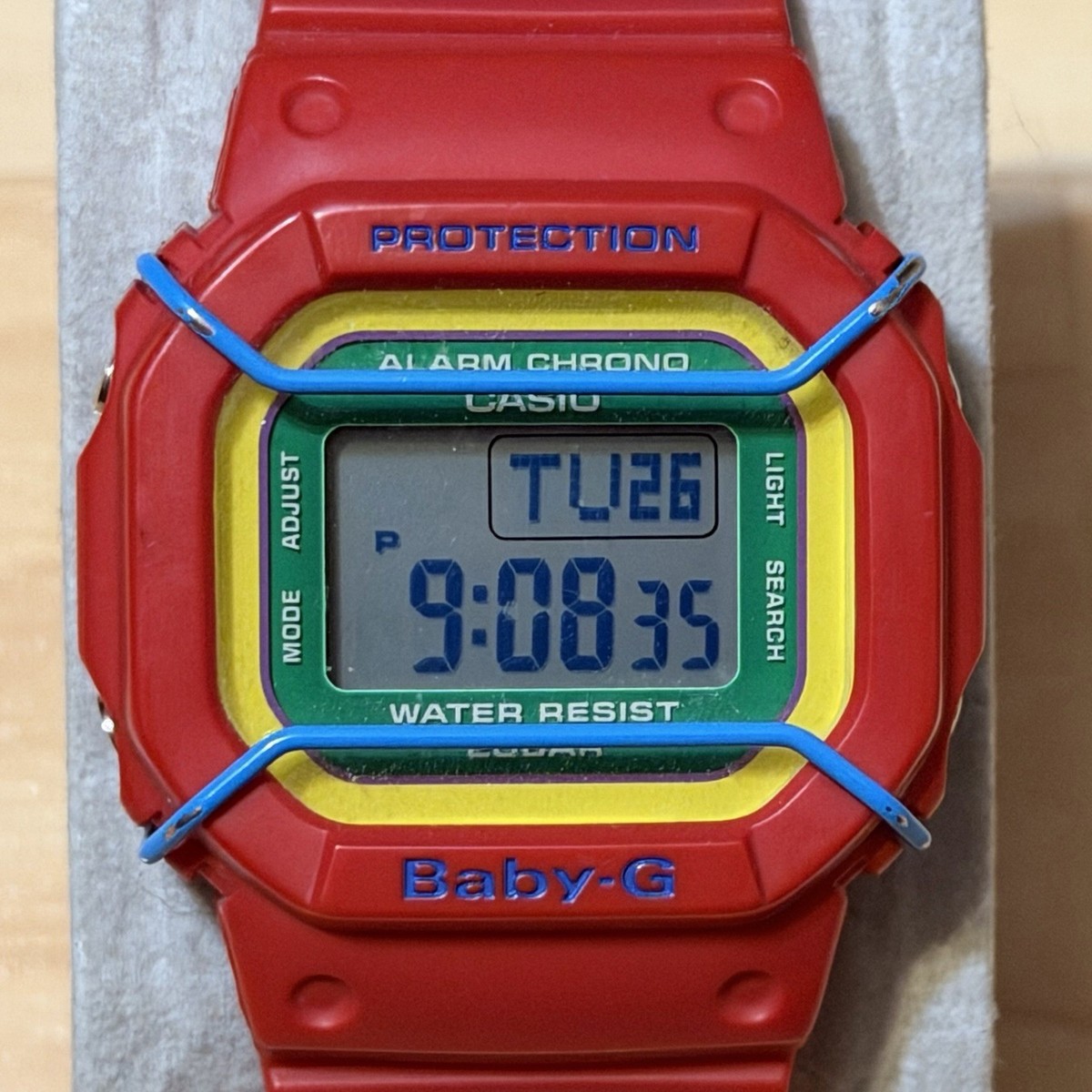 Casio G-Shock Baby-G BGD-501 Red Multicolor Square Women's Digital