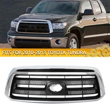 For 2010-2013 Toyota Tundra Front Bumper Upper Grille Grill Assembly Chrome Trim