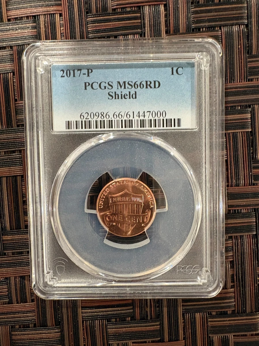 MS 66 Graded 2017 Lincoln Shield Small Cents (2010-Now) for sale