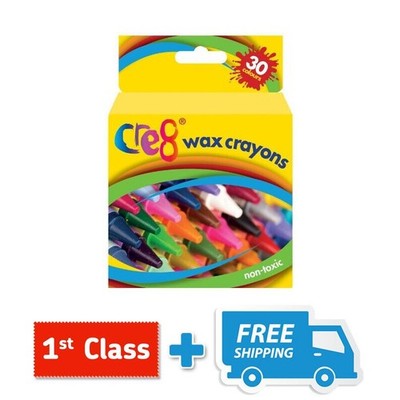 Wachsmalstifte verschiedene 30 Stück Kinder Spielzeug Farben Kinder Klassenzimmer.
