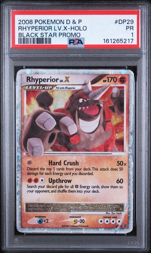 Rhyperior LV.X graded PSA 1 for sale on eBay