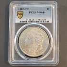 1882-CC Carson City Morgan Silver Dollar $1 PCGS MS64+ Cert 47572675