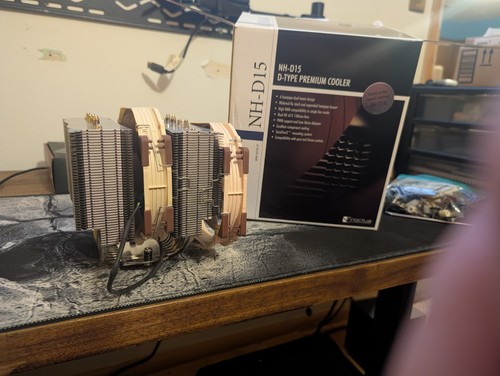 Noctua NH-D15 Premium CPU Cooler with NF-A15 x 2 PWM Retail Cooling Fans