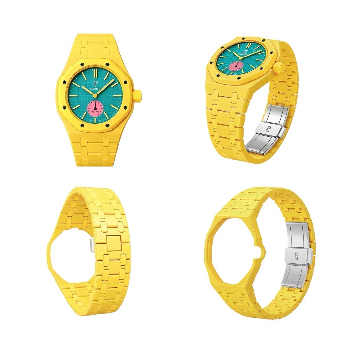 New 2026 Bioceramic Case-Strap for Swatch x AP Royal Pop Series