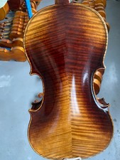 Strad Model 4/4 handmade professional violin,sound video,with case,Darker