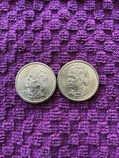 Set of 2 2011-S Andrew Johnson President Dollar Coins AU