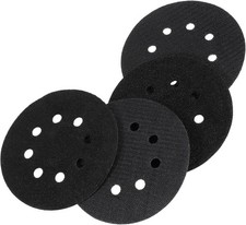 4 Pcs 5 inch 8 Hole Hook and Loop Pad Interface 5  Orbital Sander Pad for 5 in
