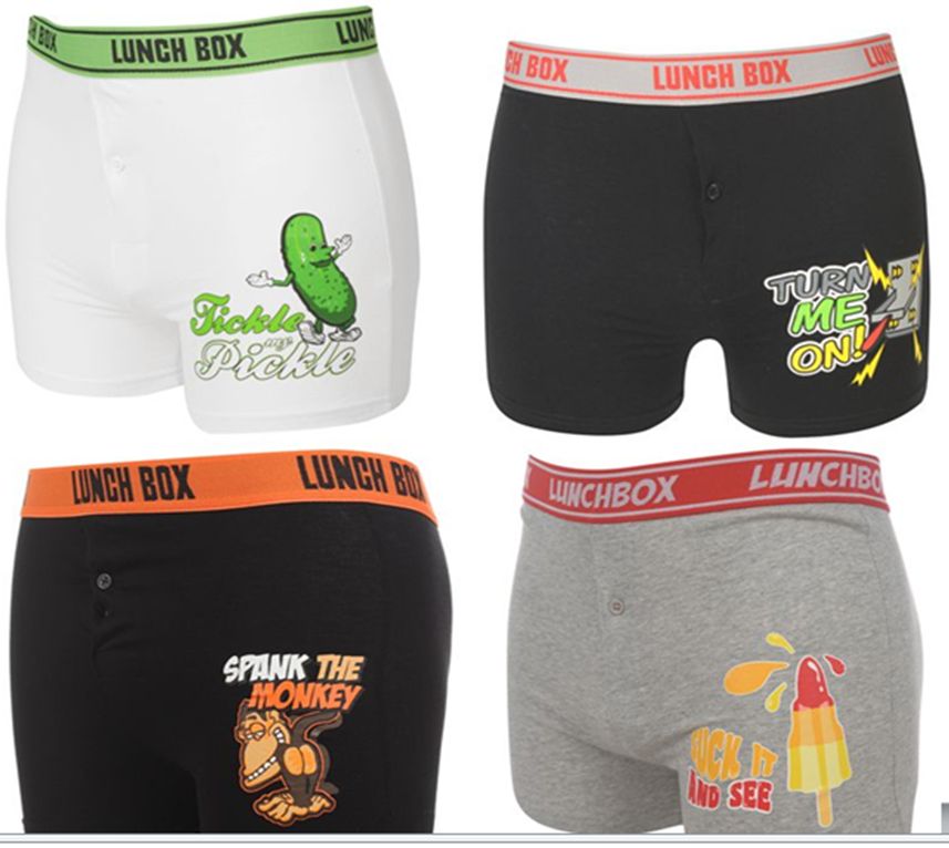 MENS SEXY SIZE XL LUNCHBOX BOXERS SHORTS VALENTINE CARTOON NEXT DAY POST PANTS eBay