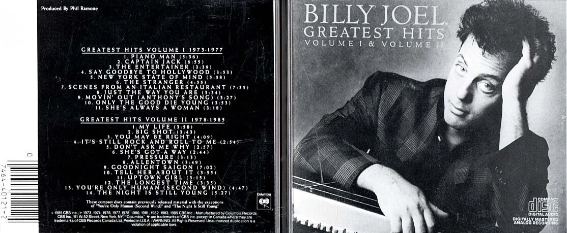 Billy Joel Greatest Hits Volume 4