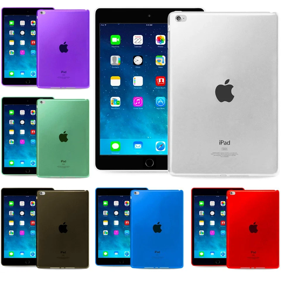 Schutzhülle Slim Transparent Silikon Cover Case für Apple iPad Modelle