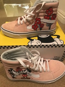X Pink Disney Top Esaurito Minnie Sk8 Topolino Pennino Taglia 7 Vans Hi e W5 5 M H2WDE9IY