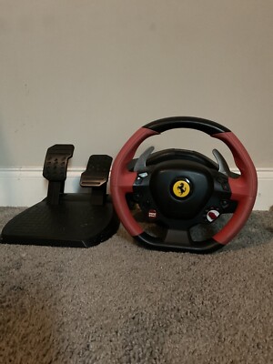 *USED* Thrustmaster Ferrari 458 Spider (4460105) Wheel And Pedals Set