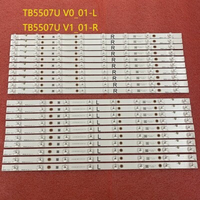 Panasonic　NTN 81052 LED (3500K)/L1501 8本 LED Strip For Panasonic TX-55CXW754 TX-55CX700B TH-55CX700H TX