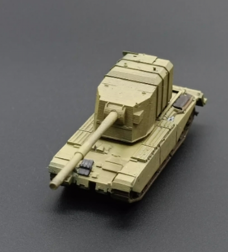 1/144 FV 4005 Tank Destroyer Tank Model 3D Print Kit ----#### - Picture 2 of 5