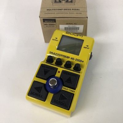 USED ZOOM MS-200D+ Effects pedals for guitar Multi-effects pedals Free Shipping