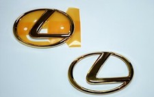 Fits New Lexus Es330 Emblem 24k Gold Front Rear Ff Trunk Hood 04 05 06