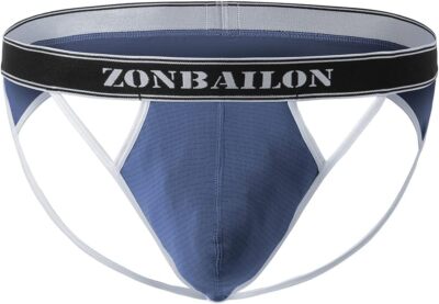 Zonbailon Men s G-String Jock-Straps Briefs Sexy Pouch Stretch Thong Underwear 