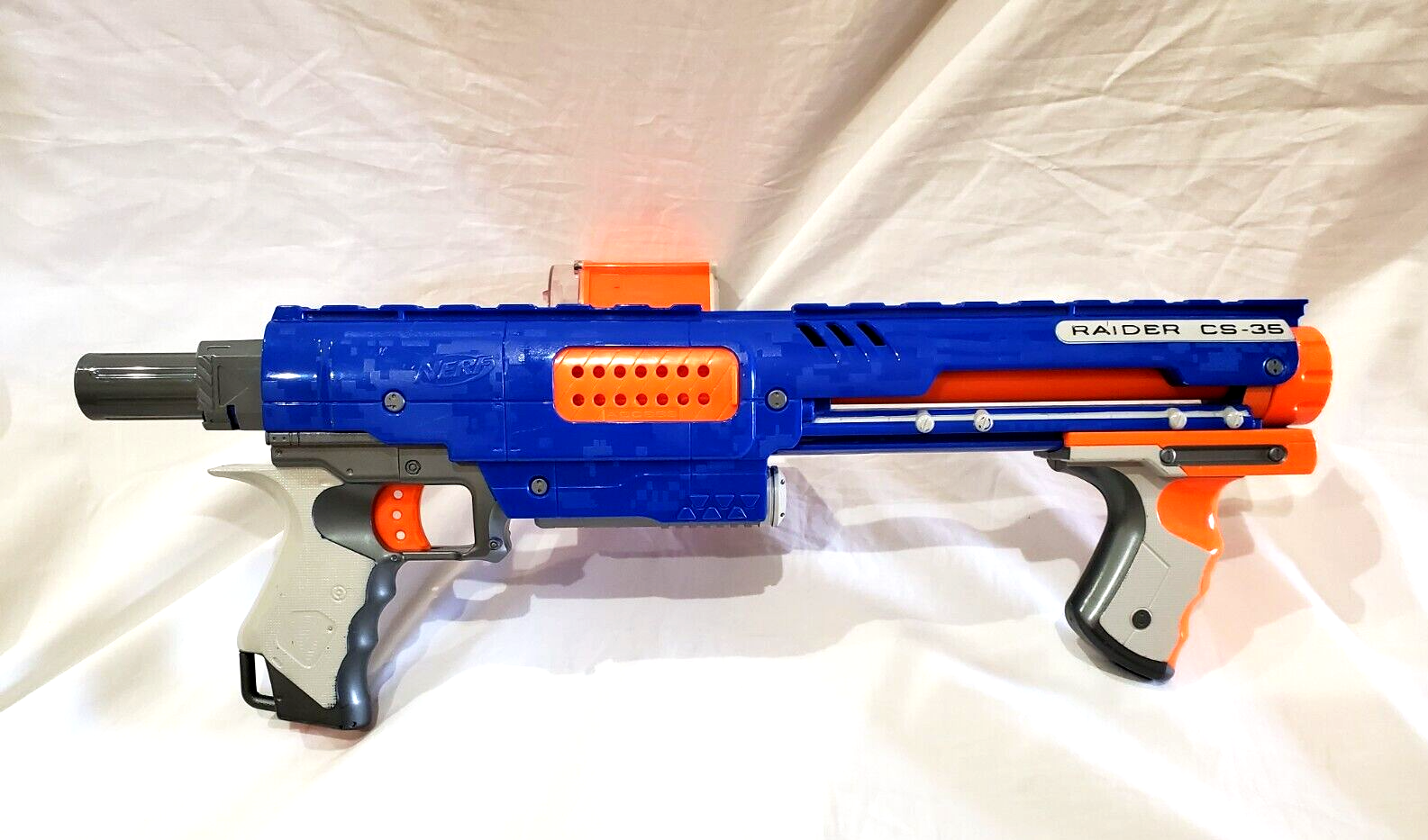  NERF N-Strike Raider Rapid Fire CS-35 Dart Blaster - Blue :  Toys & Games