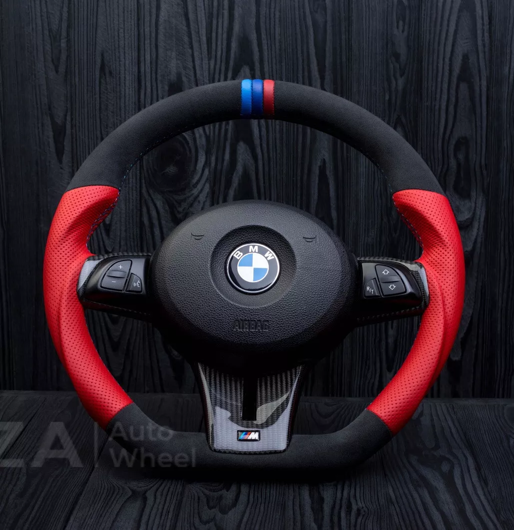 Carbon fiber car front steering wheel button frame cover for BMW Z4 E85  03-08