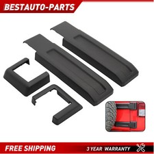 Set Of 2 Tailgate Hinge Covers Trim Black Fits For 2007-2018 Jeep Wrangler Jk Set Of 2 Tailgate Hinge Covers Trim Black Fits For 2007-2018 Jeep Wrangler Jk