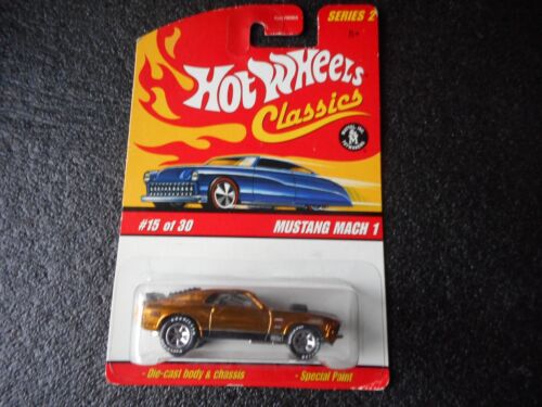 HOT WHEELS CLASSICS / Series 2/ Orange Ford Mustang Mach 1/ New & Packaged