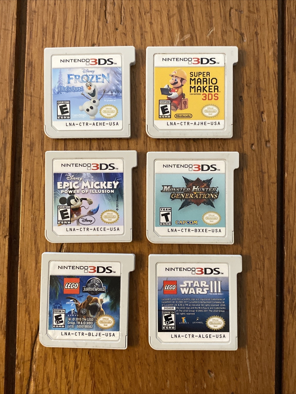 Nintendo 3DS Game Lot BUNDLE 6 Games Tested & Free Shipping! eBay