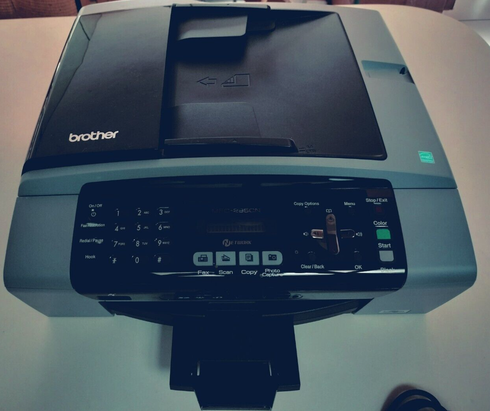 Unable to Test, No Ink. Brother MFC295CN AllInOne Inkjet Printer