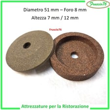 MOLE per Affettatrice Pietre affila Lama da Affilatoio Smerigli Affilatura 51 mm