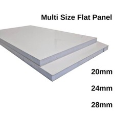 20 24 28mm Flat Panel Foam Infill White uPVC Multi Size Filled Strong