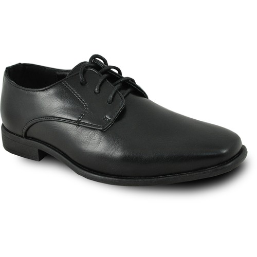 bravo! Boy Dress Shoe KING-1KID Oxford Shoe Fashion Pointy Square Toe - Picture 2 of 15